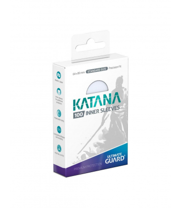 100 Fundas perfect fit Katana - Transparente de Ultimate Guard