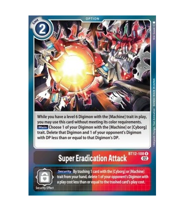 Super Eradication Attack (BT12-108)