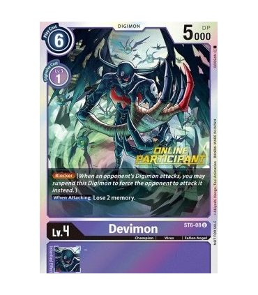 Devimon (ST6-08) (V.1) [Online Regional Promos]