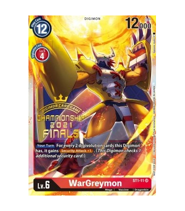 WarGreymon (ST1-11) (V.1) [Championship 2021 Promos]