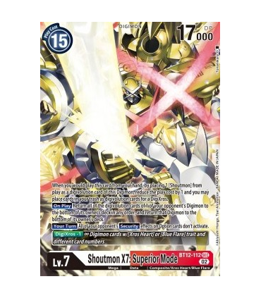 Shoutmon X7: Superior Mode (BT12-112) (V.1) [Across Time]