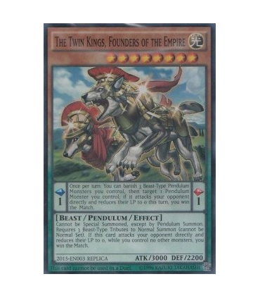 The Twin Kings, Founders of the Empire (V.2 - Special) [World Championship Series Promos] The Twin Kings, Founders of the Empire