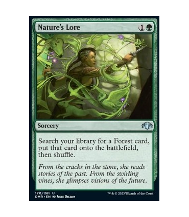 Sabiduría de la naturaleza [Dominaria remasterizada] Nature's Lore
