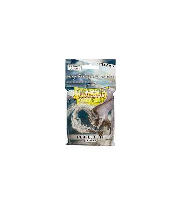 100 Fundas perfect fit - Clear de Dragon Shield