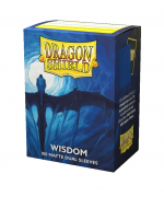 100 Fundas estándar dual matte - Blue Wisdom de Dragon Shield