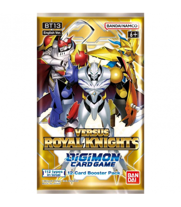 Sobre de 12 cartas de Digimon, Versus Royal Knights - [BT13] en Inglés