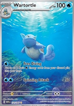 Wartortle [Free Diving | Spinning Attack] - Wartortle [Free Diving | Spinning Attack]V2