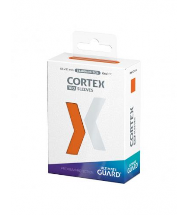 100 Fundas estándar Cortex - Naranja de Ultimate Guard