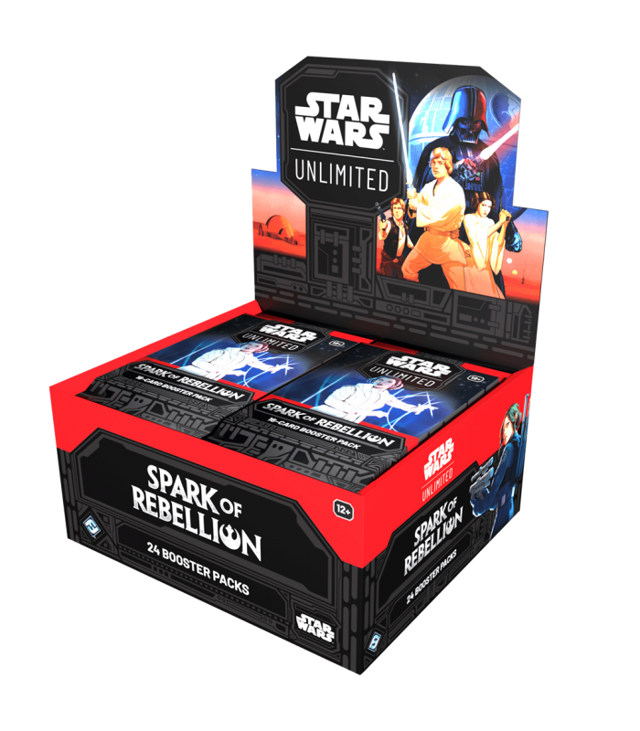 Caja de sobres de Star Wars Unlimited, La Chispa de la Rebelión en Inglés