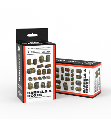 AK Wargame Series - Barrels & Boxes de AK Interactive