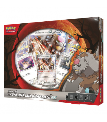 Caja de colección Pokemon - Ursaluna Luna Carmesí ex en Español