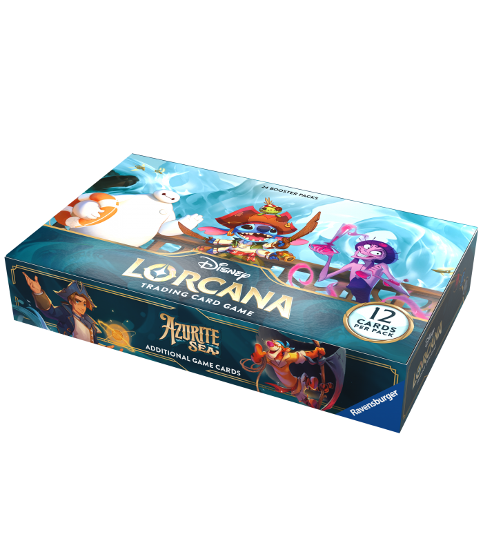 Caja de sobres de Disney Lorcana, Azurite Sea en Inglés