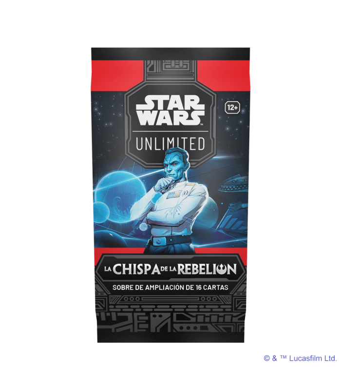 Sobre de Star Wars Unlimited, La Chispa de la Rebelión en Español