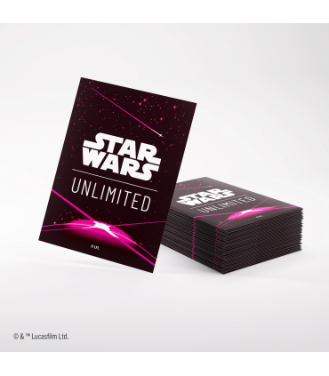 60 Fundas tamaño estándar de Star Wars Unlimited - Space Magenta