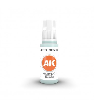 Pintura acrílica de 3ª generación - Snow Blue de AK Interactive