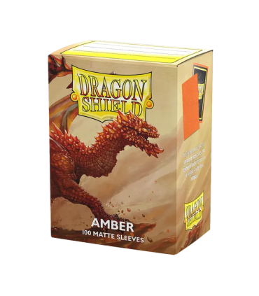 100 Fundas estándar matte Amber