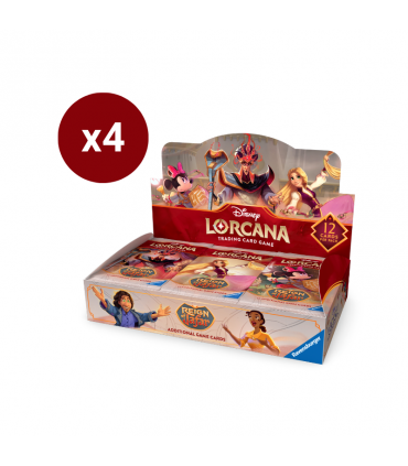 *PREVENTA* Case de 4 cajas de sobres de Lorcana - Reign of Jafar en Inglés