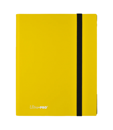 Carpeta Eclipse de 9 bolsillos - Amarillo limón de Ultra Pro