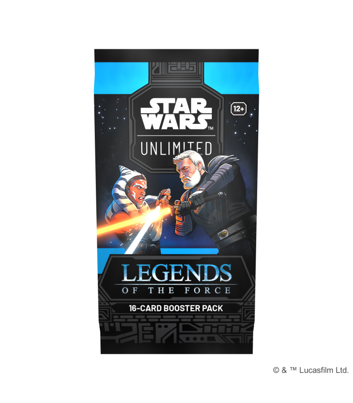 Sobre de Star Wars Unlimited, Leyendas de la Fuerza en Español