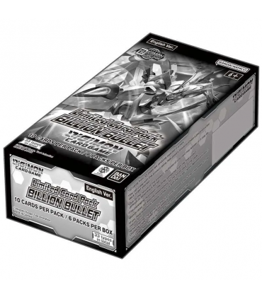*PREVENTA* Caja de 6 sobres de Digimon, Limited Card Pack - Billion Bullet en Inglés