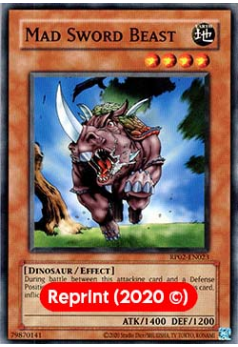 Bestia Loca de la Espada (V.2 - Common) - Mad Sword Beast (V.2 - Common)
