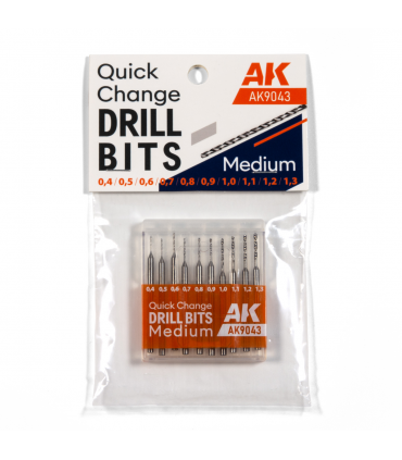 Set de brocas 0.4 a 1.3 mm - de AK Interactive