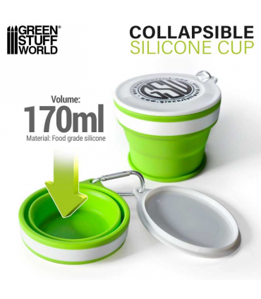 Vaso plegable de silicona 170 ml