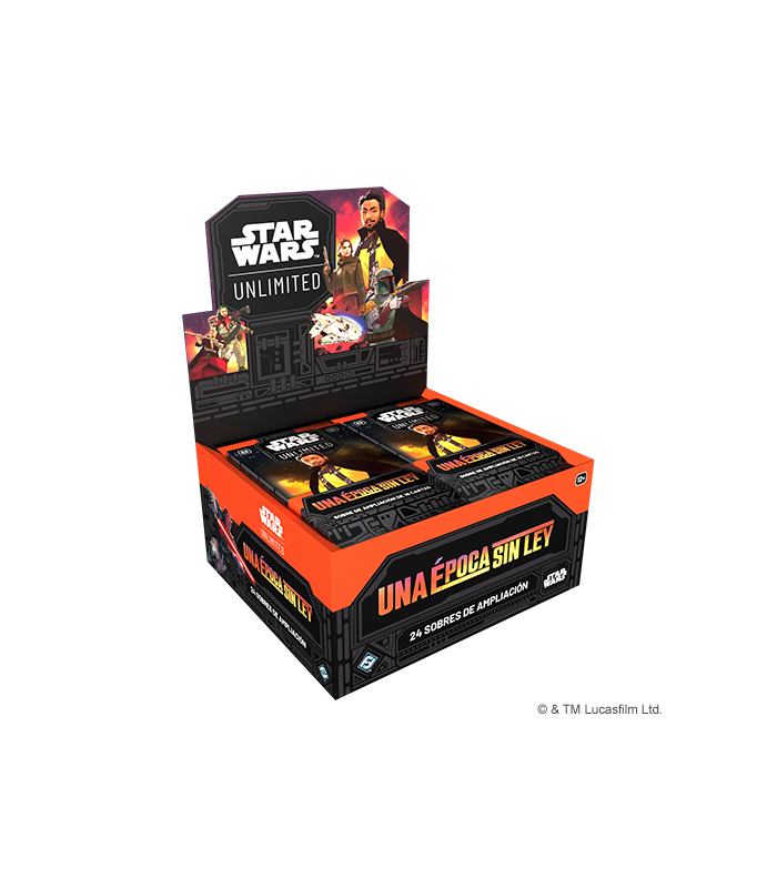 Caja de sobres de Star Wars Unlimited, A Lawless Time en Español