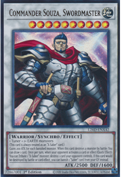 Commander Souza, Swordmaster (V.1 - Ultra Rare) - Commander Souza, Swordmaster (V.1 - Ultra Rare)