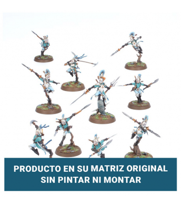 Segunda Mano - Lumineth Realm-Lords: Ydrilan Riverblades (10 Miniaturas) de Warhammer: Age of Sigmar