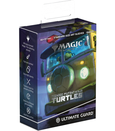 100 Fundas Ilustradas Standard de Magic - Turtle Van