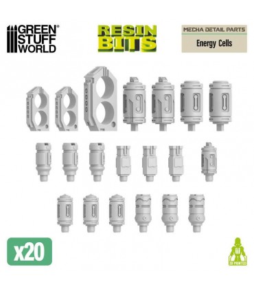 Bits de resina Células de energía Mecha