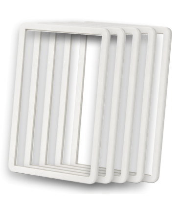 Pack 5 PSA Slab Bumper Blanco de Metrópolis Supplies