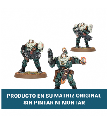 Segunda Mano - Leagues of Votann: Ironkin Steeljacks (3 Miniaturas) de Warhammer 40K