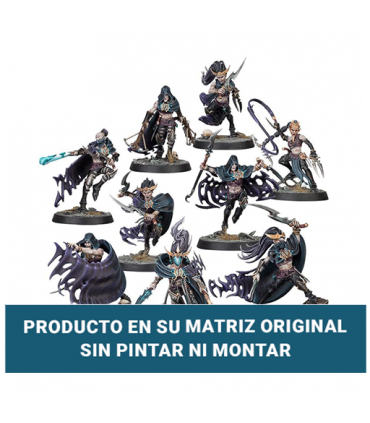 Segunda Mano - Daughters of Khaine: Khainite Shadowstalkers (9 Miniaturas) de Warhammer: Age of Sigmar