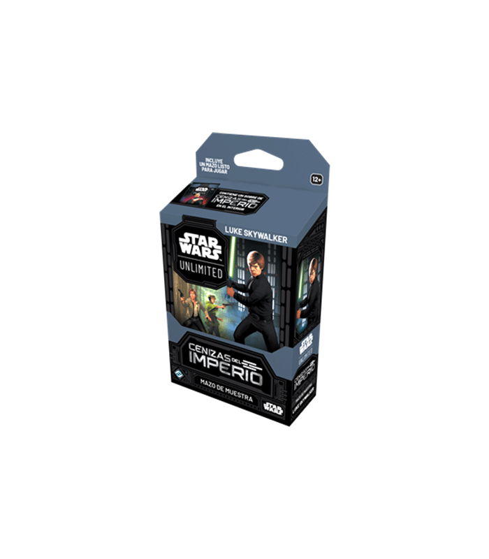 Spotlight Deck de Star Wars Unlimited, Ashes of The Empire - Luke Skywalker en Español