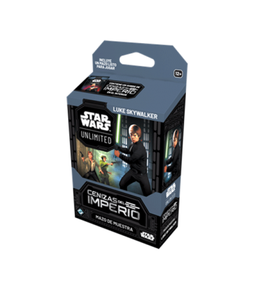 Spotlight Deck de Star Wars Unlimited, Ashes of The Empire - Luke Skywalker en Español