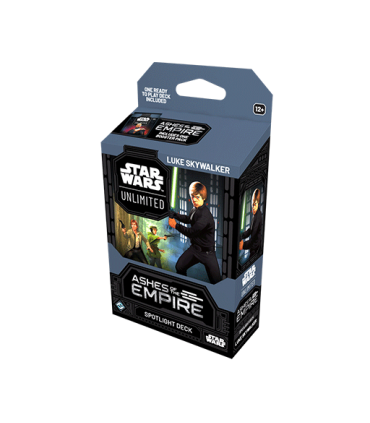 Spotlight Deck de Star Wars Unlimited, Ashes of The Empire - Luke Skywalker en Inglés