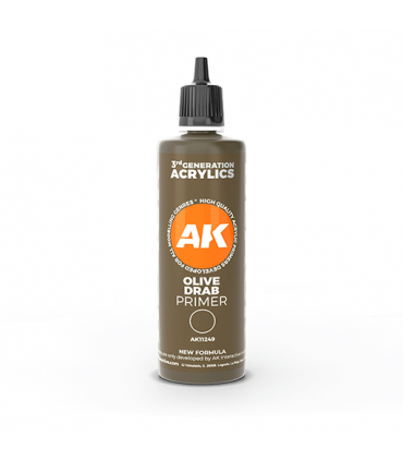 Primer 3GEN - 100 ml - Olive Drab de AK Interactive