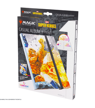 Álbum de 9 bolsillos de Magic - The Fantastic Four de Marvel Super Heroes