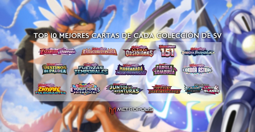 El TOP 10 de cada colección de Pokemon Escarlata y Púrpura